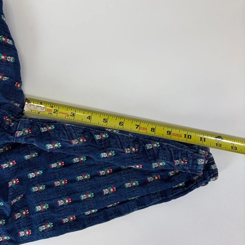 VTG Holiday‎ Bear OshKosh Ovealls 24M Vestbak Made in USA Baby B’Gosh Christmas